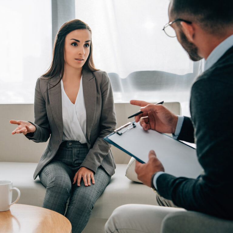 Paciente y Psicólogo